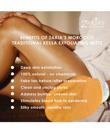 Original Kessa Exfoliating Glove - Blue Microdermabrasion Mitt for Dead Skin Keratosis Pilaris & Spray Tan Removal | International Shipping Available - Buy Online on GoSupps.com