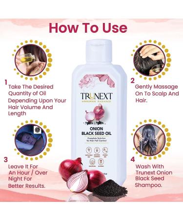  QURA QURA Onion Oil for Hair Growth and Hair Loss Control Made from Black Onion Seeds 200 ml - Buy Online on GoSupps.com