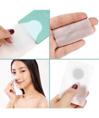 400 Sheets Oil Absorbing Tissues - Soft Blotting Paper for Oily Skin and Travel - 4 Colors (Pink, Brown, Blue, Green) - Buy Online on GoSupps.com