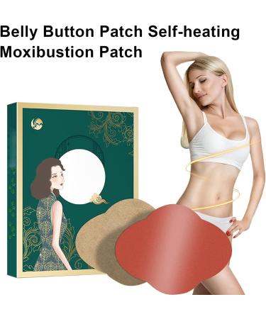 Belly Button Slimming Paste Mugwort Navel Stickers 100% Natural Easy to Use Improve Skin Elasticity Heating Fat Burning for Weight Loss(15pcs) - Buy Online on GoSupps.com