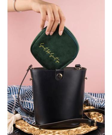 Large Capacity Tampon Bag & Organizer Wallet for Women - Stylish & Versatile Pocket for Tampons Bandages Towels & More - Green - Buy Online on GoSupps.com