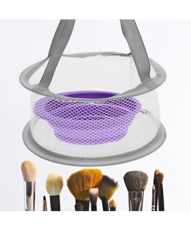 Premium Makeup Brush Cleaning Mat & Silicone Drying Net | Foldable Brush Cleaner Pad for Sponges & Powder Puffs - International Shipping - Buy Online on GoSupps.com