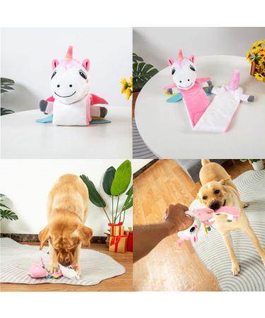 Intelligent Sniffing Toys for Dogs | Stress-Relief & Food Training | Unicorn Rosa Roll for Puppies & Medium Dogs - Buy Online on GoSupps.com