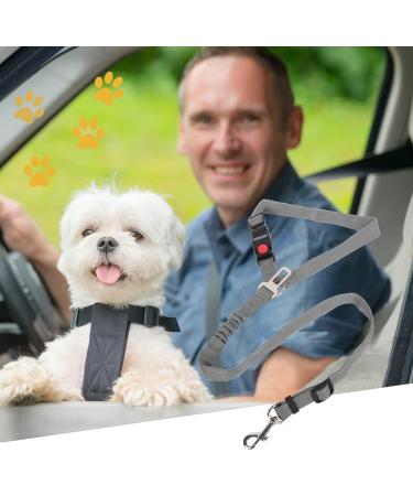 Adjustable Seat Belt for Dogs - Reflective Striped Dog Car Belt for All Sizes | Lollanda - Buy Online on GoSupps.com