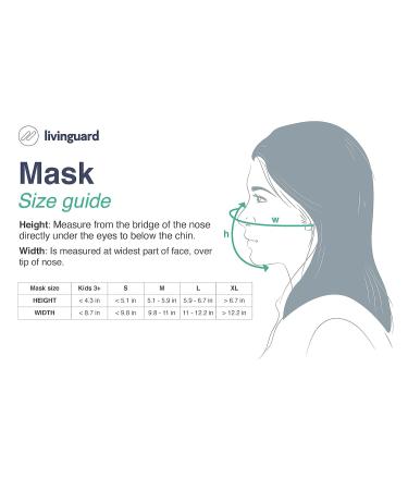 Livinguard PRO MASK - 3-Layer Adjustable Washable Reusable Face Mask (Cosmic Red S) | International Shipping Available - Buy Online on GoSupps.com