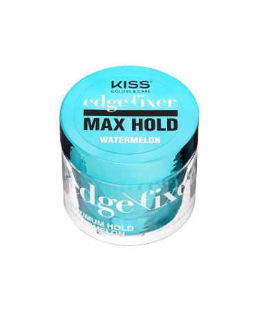 KISS Colors & Care Maximum Hold Edge Fixer Gel | Non-Greasy Biotin B7 Formula | 24 Hour Hold | Watermelon Scent | 3.38 Fl. Oz (100 ml) - International Shipping Available - Buy Online on GoSupps.com