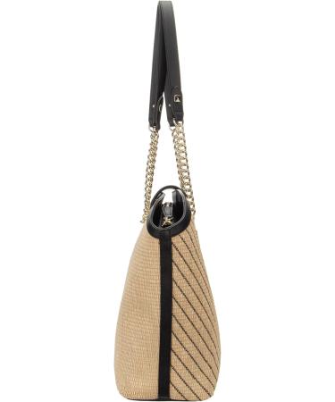 Valentino Shopper Tribeca R01 Naturale/Nero - Luxury International Shipping | Stylish Tote Bag - Buy Online on GoSupps.com