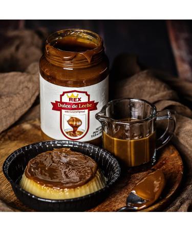 REX Dulce de Leche Milk Caramel Spread 15.8 oz - Imported from Spain - Buy Online on GoSupps.com