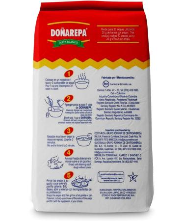 White corn flour Colombia bag 1 0 kg -- Harina de Ma z Precocida Blanca DO AREPA - Buy Online on GoSupps.com