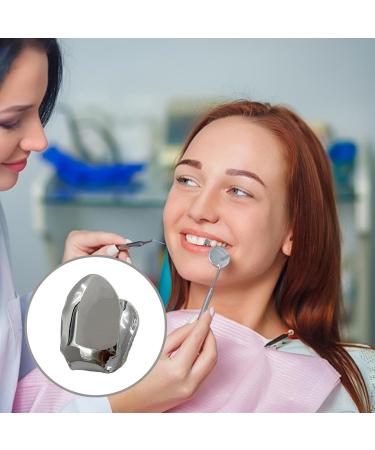 Gold Caps for Teeth - 14k Gold Finish Small Single Tooth Top | Stylish Plain Single Tooth Caps Small Size Eye-Catching Mouth Grills for Women and Men Party and Hip Hop Style Black Tarnish - Buy Online on GoSupps.com