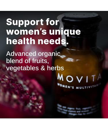Movita Women's Daily Multivitamin - Organic Vegan-Friendly Whole Foods - 30 Day Supply (Refill Pouch) - Buy Online on GoSupps.com
