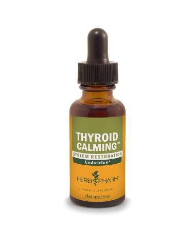 Herb Pharm Thyroid Calming Liquid Herbal Formula for Endocrine System Support - 1 Ounce 1 Fl Oz (Pack of 1)