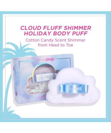 Petite 'n Pretty Cloud Fluff Shimmer Body Puff - Cotton Candy Scent for Kids, Children, Tweens, and Teens - Buy Online on GoSupps.com