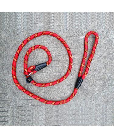 nuoshen Dog Slip Lead 125cm Extremely Durable Strong Dog Training Leash Rope Adjustable Pet Lead Leash for Dogs Red part of 1 - Buy Online on GoSupps.com