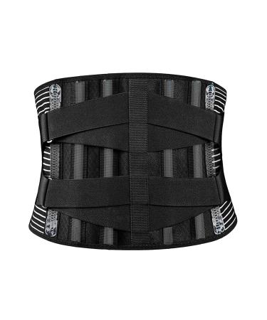 Adjustable Lumbar Support Belt for Men & Women | Breathable Back Bandage & Waist Support | Optimal Back Pain Relief - Buy Online on GoSupps.com