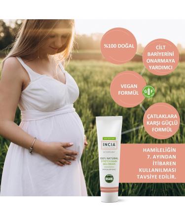 INCIA Pregnancy Belly Stretch Mark Cream - Organic Avocado Oil 75ml - Buy Online on GoSupps.com