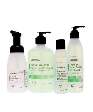 McKesson Premium Hand Sanitizer with Aloe 18 oz - Spring Water Scented Antiseptic Solution | Formulized with Ethanol, Aloe, and Vitamin E | Kills 99% of Bacteria - Buy Online on GoSupps.com