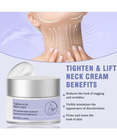 Katslyn Tighten and Lift Firming Neck Cream Neck Firming Cream-Best for Tightening Sagging Skin Neck Tightening Cream Tightening Moisturizer for Firm Youthful Skin Even Skin Tone and Neck Lift-50ml - Buy Online on GoSupps.com