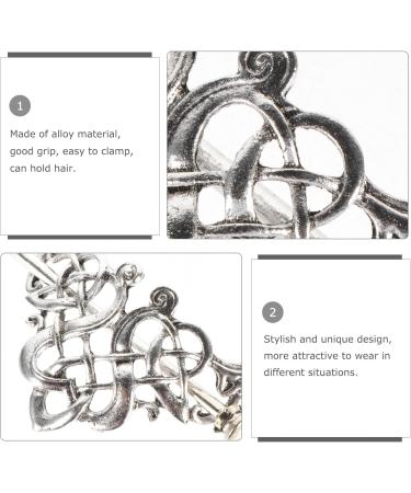 Mobestech Unique Retro Hair Clip Women Classic Headdress Versatile Chic Hair Clip Simple Vintage Hair Cuff Creative Ethnic Hair Clip Hair Accessory for Women Girls (8X4X2CM) - Buy Online on GoSupps.com