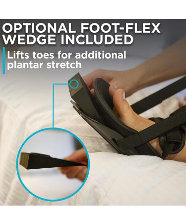 BraceAbility Sleeping Stretch Boot - Plantar Fasciitis Night Splint for Achilles Tendonitis - Medium Size - Buy Online on GoSupps.com
