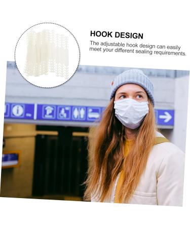 Minkissy 20 Pack Masking Hook & Ear Strap Adjuster - Facial Extension Tape & Support Frames for Comfortable Wear - Buy Online on GoSupps.com