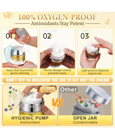 3% Retinol Cream Face Moisturizer Anti Aging Neck Firming Cream with Collagen Day & Night Face Cream with Hyaluronic Acid Lifting & Tightening Wrinkle for Women & Men 3 Pack 1 - Buy Online on GoSupps.com