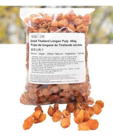 Herbal Cure -Thailand Longan Dried Dimocarpus longan 1lb - Natural Vegan Sifted Clean Fresh - Buy Online on GoSupps.com