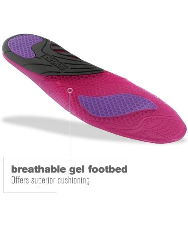 Airplus Women's Gel Shoe Insole for Cushion and Support - Lightweight and Breathable - Buy Online on GoSupps.com