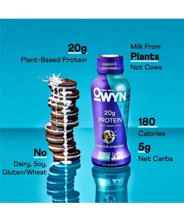 Plant-Based Protein Shake: 20g Vegan Protein, Organic Pumpkin Seed Flax Pea Blend, Prebiotic Supplement, Superfood Greens All-in-One Nutrition - Vanilla Variety Pack (12 Pack) - Buy Online on GoSupps.com