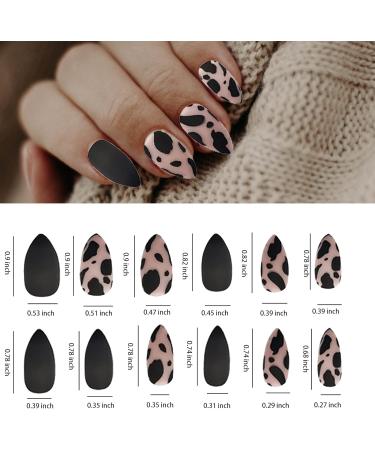 Short French Fake Nails - 24 PCS Lilac Daisy Design with Glue | Acrylic Full Cover Tips for Women and Girls - Buy Online on GoSupps.com