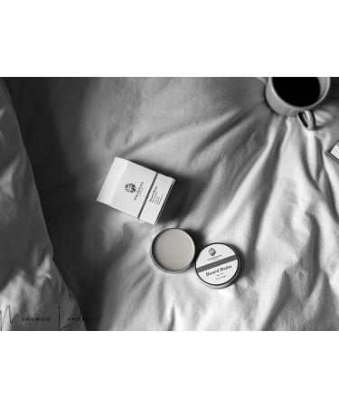 Maneman London Sandalwood Beard Balm - Premium Natural Beard Thickener & Softener - Shea Butter & Argan Oil - 60g - Buy Online on GoSupps.com