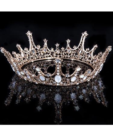 AOPRIE Baroque Crown for Women & Girls - Ideal for Wedding, Prom & Halloween Costumes - Buy Online on GoSupps.com