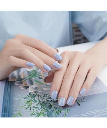 Quinnas Gel Nail Stickers with Uv Light Semi Cured Gel Nail Strips DIY Gel Nail Stickers Kit French Manicure Gel Polish Strips Long Lasting Works Any Nail Easy to Apply & Remov (D) - Buy Online on GoSupps.com