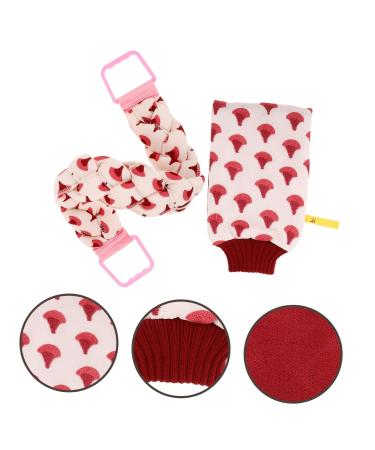 Beavorty Bath Towel & Exfoliating Gloves Set - Body Scrub & Shower Scrubber for Silky Smooth Skin | International Shipping Available - Buy Online on GoSupps.com