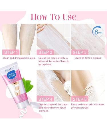 Women's Painless Hair Removal Cream for Underarms, Bikini, and Private Areas - Gentle and Effective Formula for All Skin Types - Buy Online on GoSupps.com