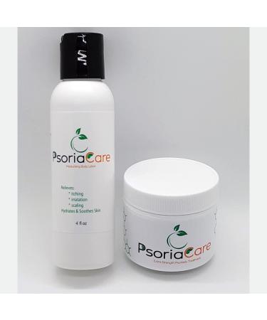 PsoriaCare Psoriasis Skin & Moisturizer Bundle - Balm 2oz & Lotion 4oz