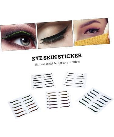 FOMIYES 108 Pairs Glitter Eyeliner Korean Stickers Instant Reusable Eyeliner Sticker Miss Adhesive Tape Eyes - Buy Online on GoSupps.com