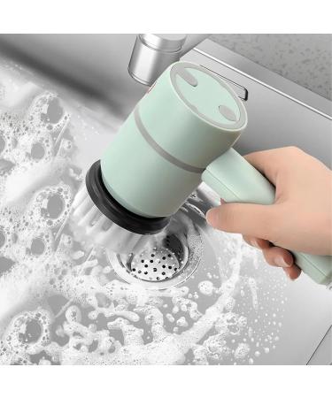 Cordless Shower Scrubber Effective Cleaning Electric Grout Brush Effortless Cleaning Rechargeable Scrubber Multifunctional Brush Head Electric Cleaning Brush Cordless Power Cleaning Brush for Tiles Green - Buy Online on GoSupps.com