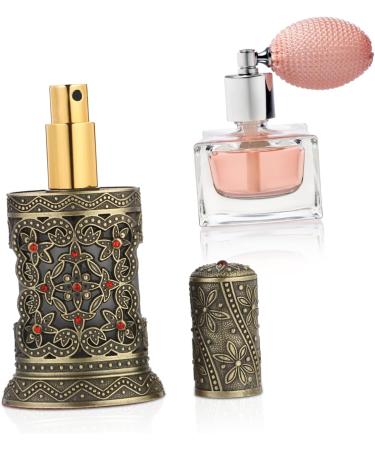 DOITOOL Perfume Bottle Man Perfume for Men Antique Empty Fragrance Bottle Mens Essential Oils Travel Spray Bottle Essential Oil Spray Bottle Composite Material Vial Red Middle East - Buy Online on GoSupps.com