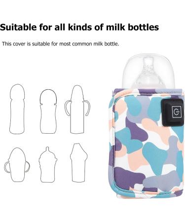 Portable Purple USB Baby Bottle Warmer - Insulated Milk Heater for Home and Travel - Buy Online on GoSupps.com