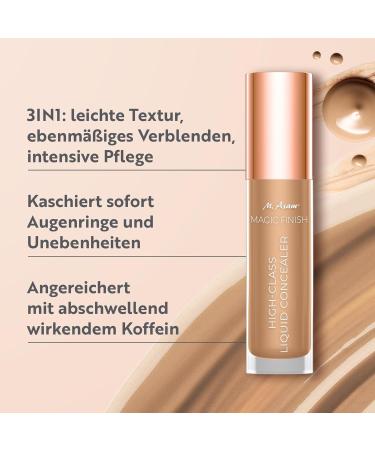 M. Asam Magic Finish Liquid Concealer Beige 4ml - High Coverage Hyaluron & Caffeine Infused Conceals Redness Dark Circles & Pigment Spots - Perfect Makeup Solution - Buy Online on GoSupps.com