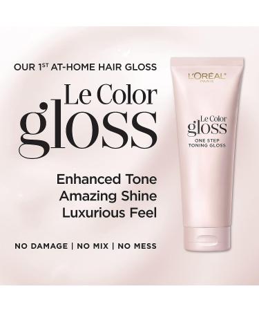 L'Oreal Paris Le Color One Step Toning Hair Gloss - Cool Brunette 4 Fl Oz - Buy Online on GoSupps.com