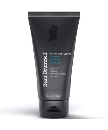Beau Brummell for Men Matte Finish Face Moisturizer | Quickly Absorbing  Lightweight Face Lotion with Caffeine + Vitamin-E | Anti-aging Properties  For Dry or Oily Skin | Large 5 OZ Tube | Made In USA