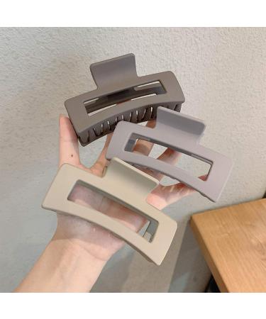 Whaline Hair Claw Clips - 6 Pack Matte Solid Color Hair Jaw Clamp - Buy Online on GoSupps.com