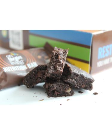 On Target Living Chocolate Almond Butter Nutrition Bar - Healthy Snack with Almonds Dates Honey Dark Chocolate and Superfoods - 12-Pack - Buy Online on GoSupps.com