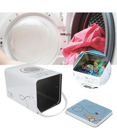 Metal Laundry Room Container Laundry Powder Metal Box Large Capacity Metal Laundry Detergent Canister Container for Storing Washing Tablets Blue - Buy Online on GoSupps.com