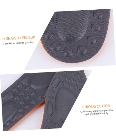 Hemoton Memory Foam Orthotic Insoles for Plantar Fasciitis - 2 Pairs, Women's Sizes 40-45, Anti-Loose and Absorbent Shoe Inserts - Buy Online on GoSupps.com