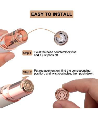 Replacement Heads for Finishing Touch Flawless Facial Hair Remover - Double Halo Generation 2 - Painless & Smooth Results for Women - Buy Online on GoSupps.com