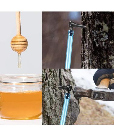 ALLOMN Maple Syrup Tree Tapping Kit 12 Set Maple Tree Extractor Tool Kit with 12 Maple Syrup Taps + 12 Maple Tree Sap Spile Extractor for Maple Syrup Supplies Winter Spring - Buy Online on GoSupps.com