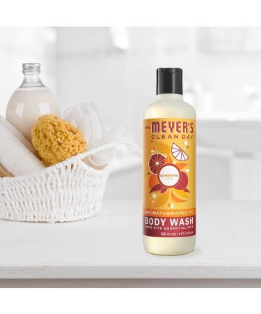 Mrs. Meyer's Biodegradable Clementine Body Wash 16oz | Moisturizing Shower Gel with Essential Oils for Women and Men - Buy Online on GoSupps.com